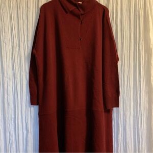 POETRY  Wool Button Neck sweater  dress 
18